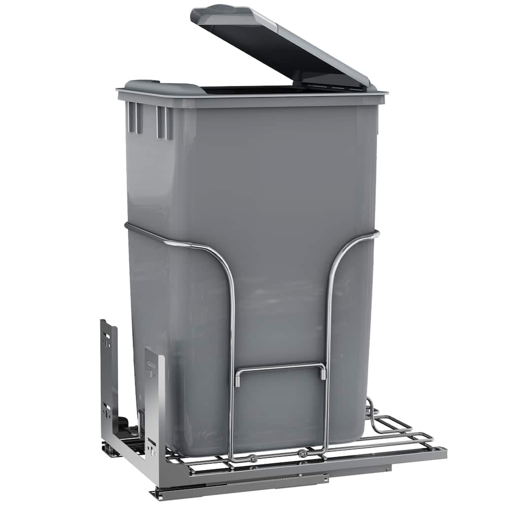 Moasis 43 QT Cabinet Pull-out Trash Bin with Lid - 43QT
