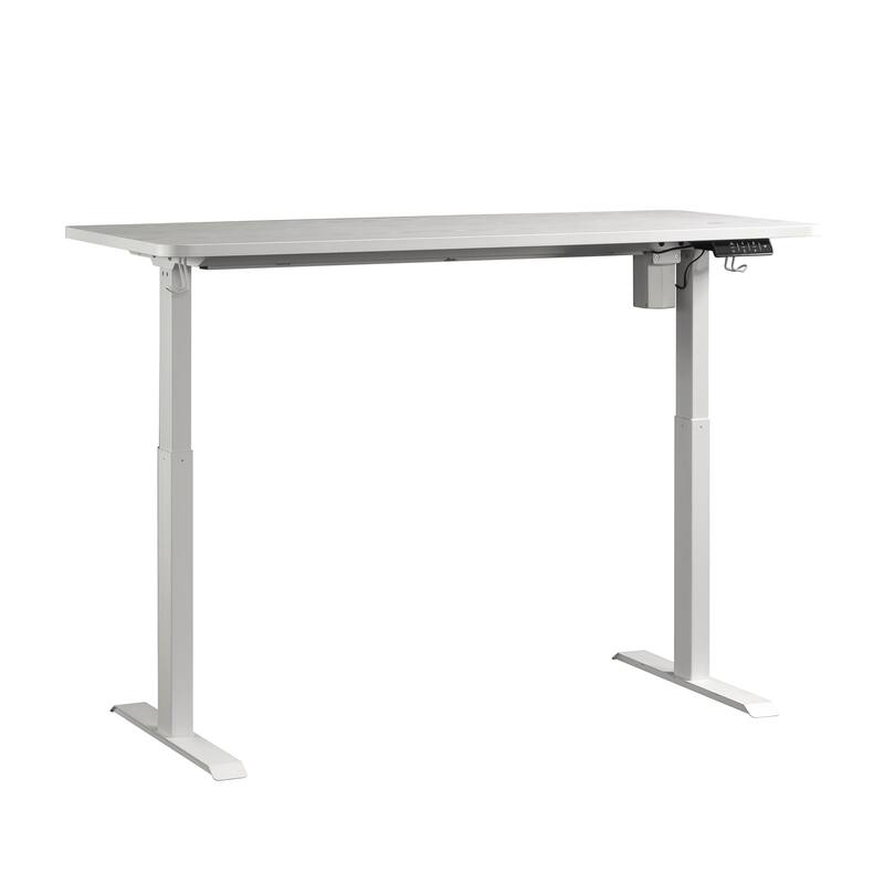 Engineered Wood Contemporary Sit/Stand Desk with Four Preset Heights