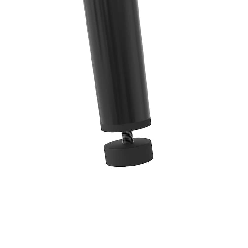 Javlergo Modern PU Leather Dining Chairs Set of 2 or 4 Upholstered Side Chairs Oval Back Compact Kitchen Chairs for Dining Room