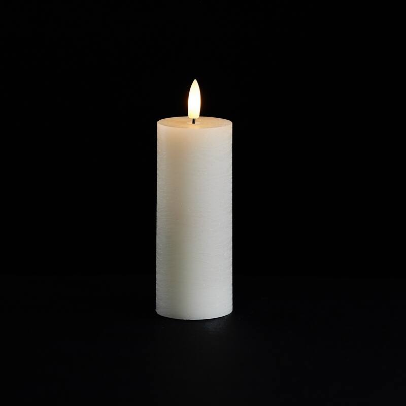 FIA Wick Ivory Pillar Candle (Set of 4)