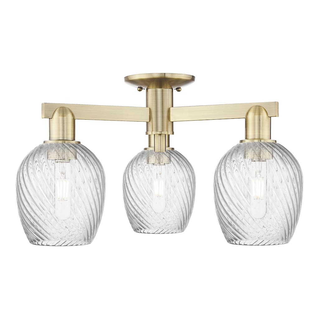 Innovations Lighting Endless Possibilities Arcadia - Salina - 3 Light 23" Semi-Flush Mount