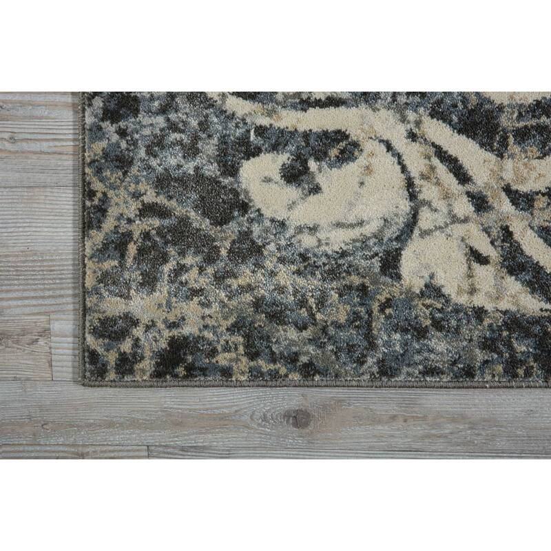 Nourison Maxell Modern Distressed Floral Mosaic Area Rug