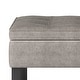 preview thumbnail 14 of 136, WYNDENHALL Essex 44 inch Wide Transitional Rectangle Ottoman Bench