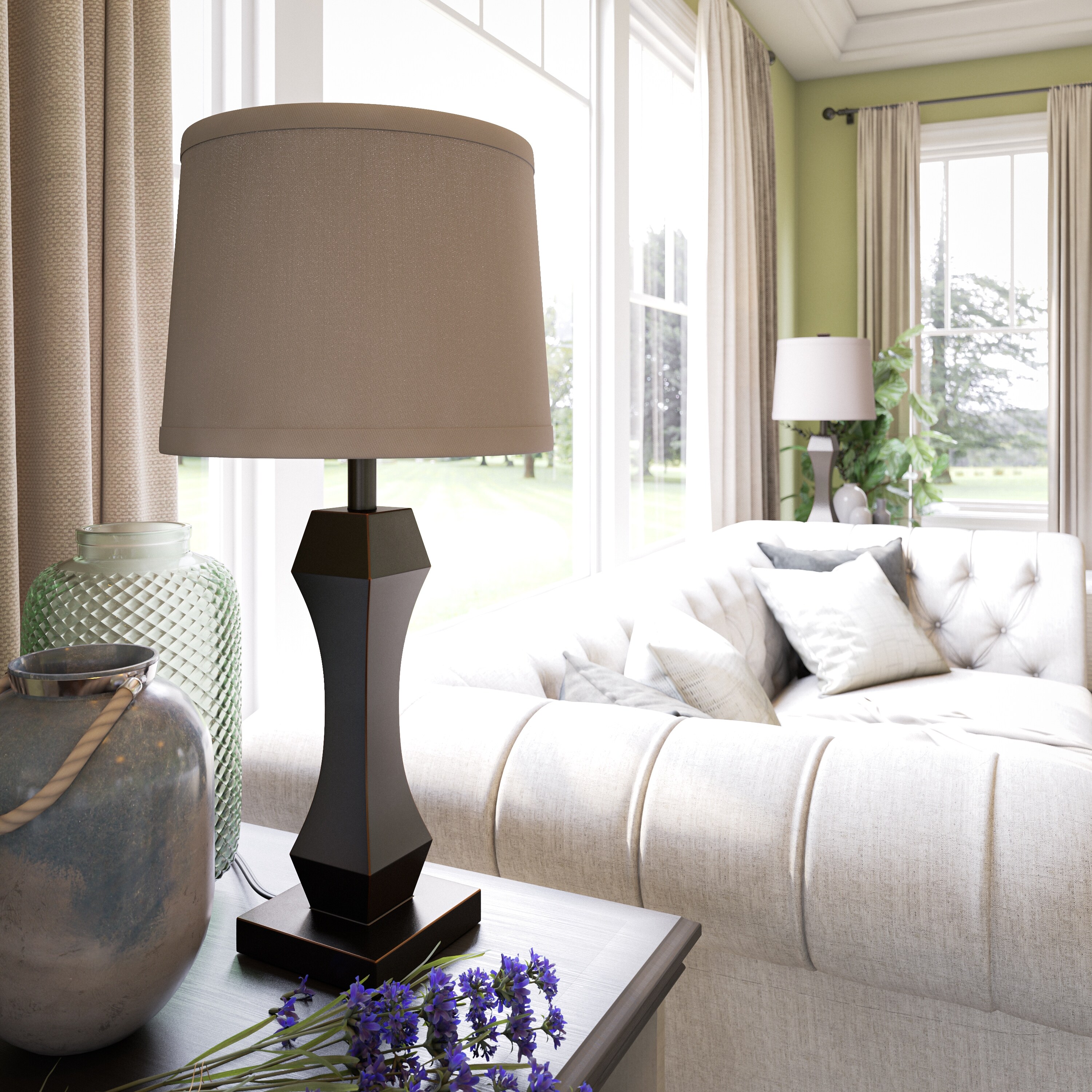 Bronze table lamps for living room cheap