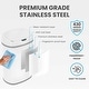 preview thumbnail 5 of 9, iTouchless Oval 13‑Gallon Sensor Kitchen Trash Can with AbsorbX Odor Filter