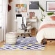 preview thumbnail 23 of 24, TOWN & COUNTRY PLAY Niko Checkmate Kids Plush Washable Area Rug