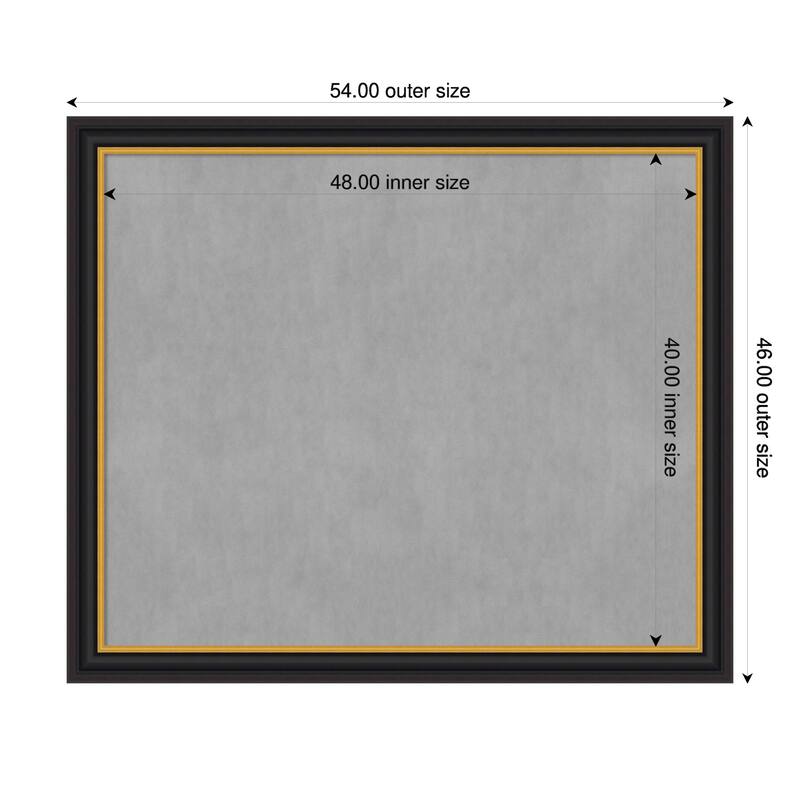 Amanti Art Sierra Black Brown Framed - 54 x 46 in - Sierra Black Brown