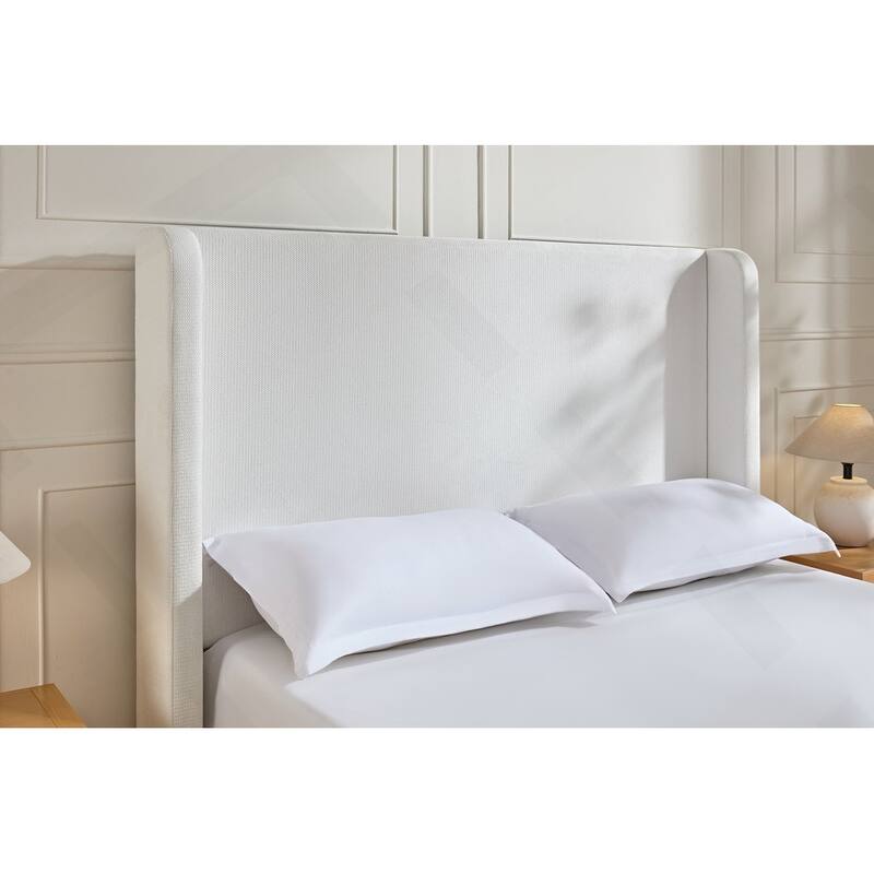 Elegant Upholstered Bed with Advanced Assembly and Sturdy Construction
