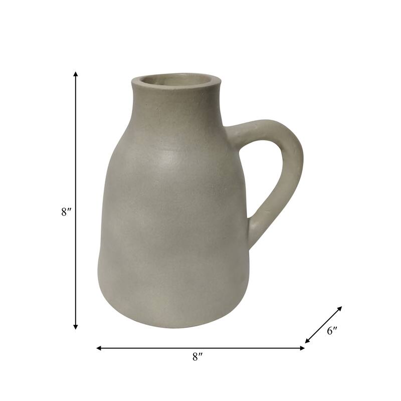Sagebrook Home Terracotta Vase With Handle