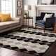 preview thumbnail 89 of 132, Premium Washable Super Soft Diamond Modern Mayfield Rug Black - 10' x 14'