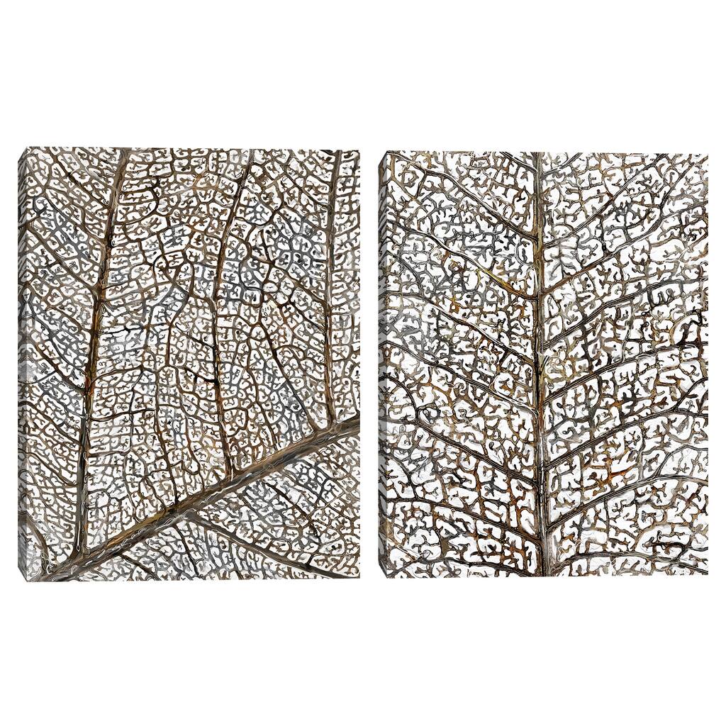 Leaf Study I & II by Studio Arts Canvas Art Prints