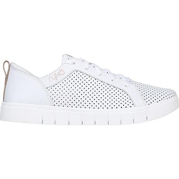 Haiku Perforated Sneaker White Leather 