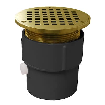 Jones Stephens D53027 3" x 4" PVC Adjustable Drain with 5" Strainer