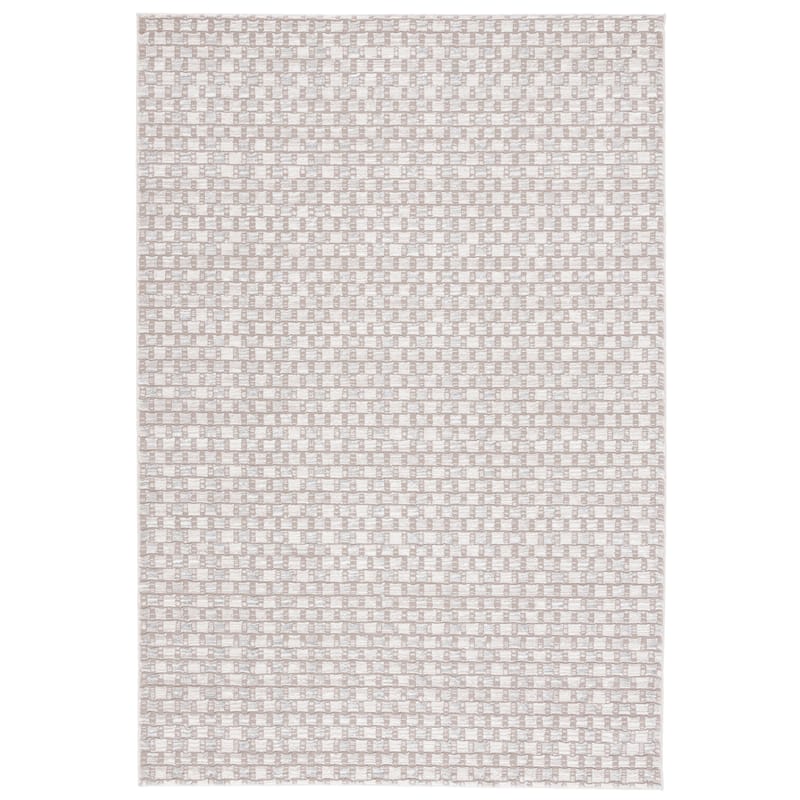 SAFAVIEH Revive Asdis Transitional Rug - 6'7" Square - Ivory/Taupe