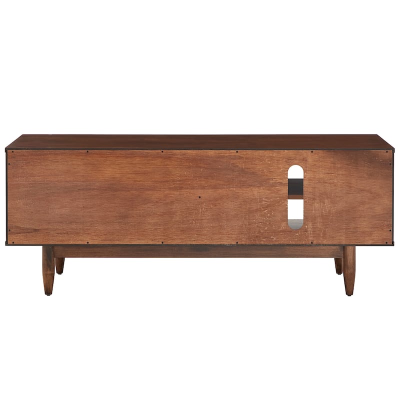 Kieran Mid-Century Wood 2-Drawer TV Stand by iNSPIRE Q Modern - 59-Inch