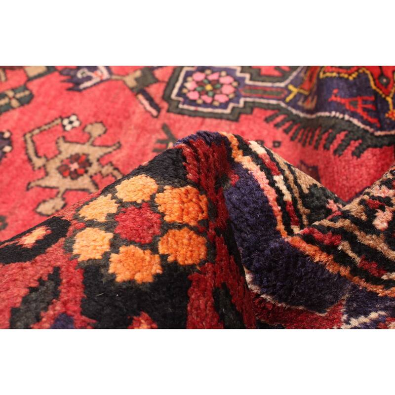 ECARPETGALLERY Hand-knotted Andelz Red Wool Rug - 4'6 x 6'9