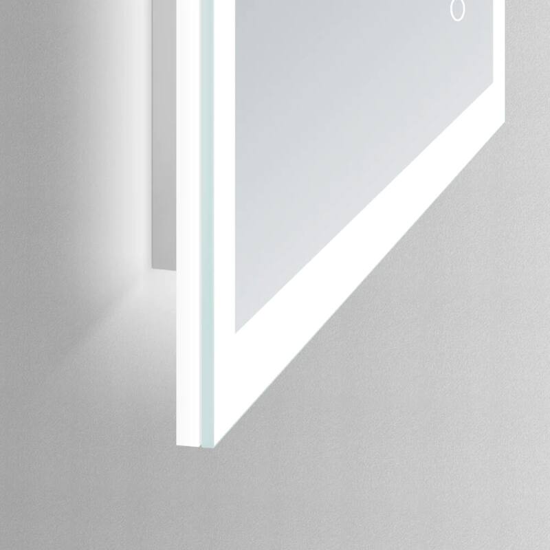Modern Mirror ASTER Wall Mountable Lighted Vanity Mirror with Defogger, Touch Control Makeup Mirror for Bedroom, and Bathroom