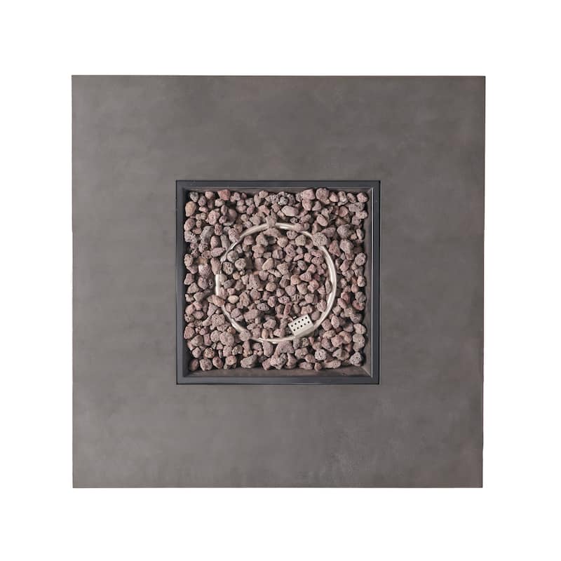 Wellington Outdoor 50,000 BTU Square Fire Pit (No Tank Holder) by Christopher Knight Home