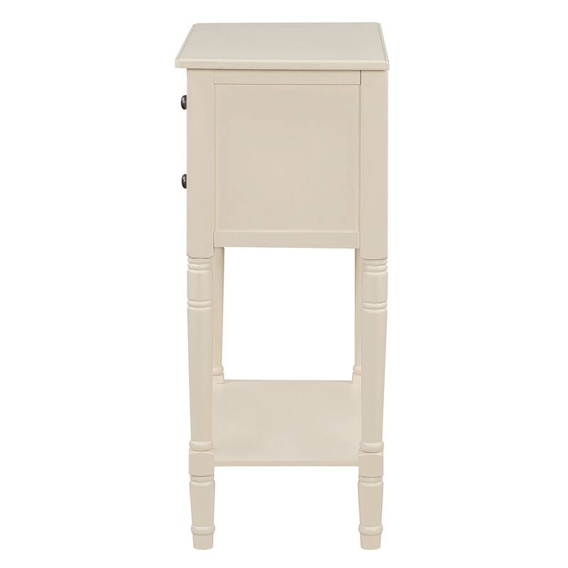 Console Table with 3 Storage Drawers and Bottom Shelf