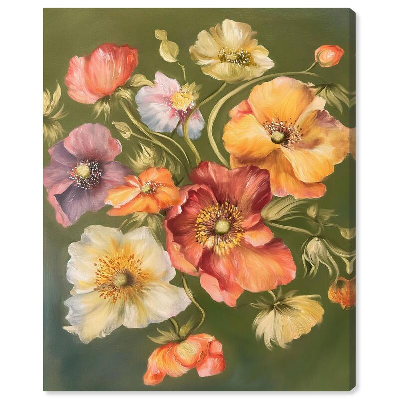 Twilight Tulips I Canvas by Art Remedy, Gallery Wrapped - 16" x 20"