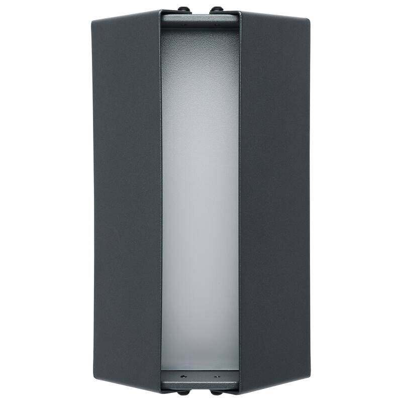 Peak LED Wall Sconce CCT Selectable Matte Gray Finish