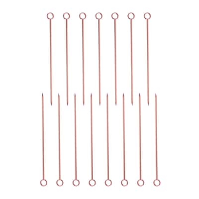15Pcs Cocktail Toothpicks, 4.25" Metal Cocktail Picks Sticks
