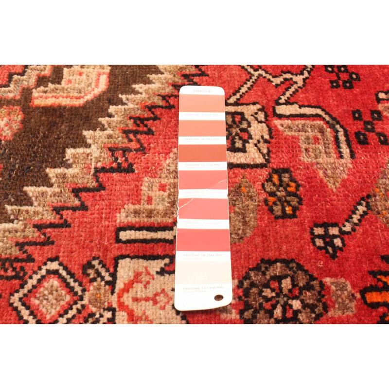 ECARPETGALLERY Hand-knotted Andelz Red Wool Rug - 3'9 x 6'4