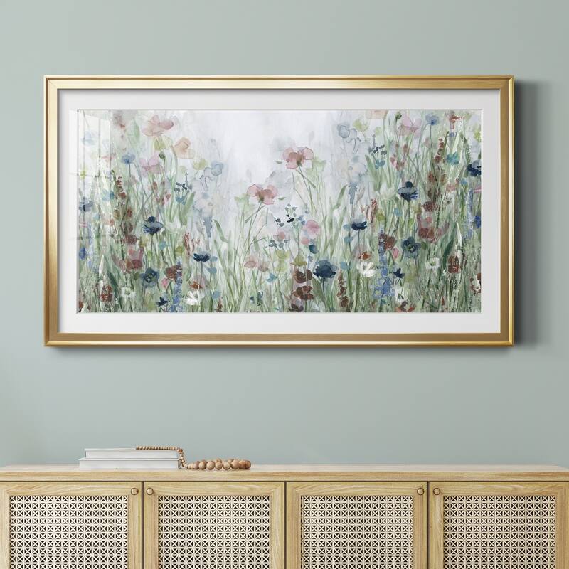 Wildflower Fields- Premium Gallery Framed Print - Ready to Hang