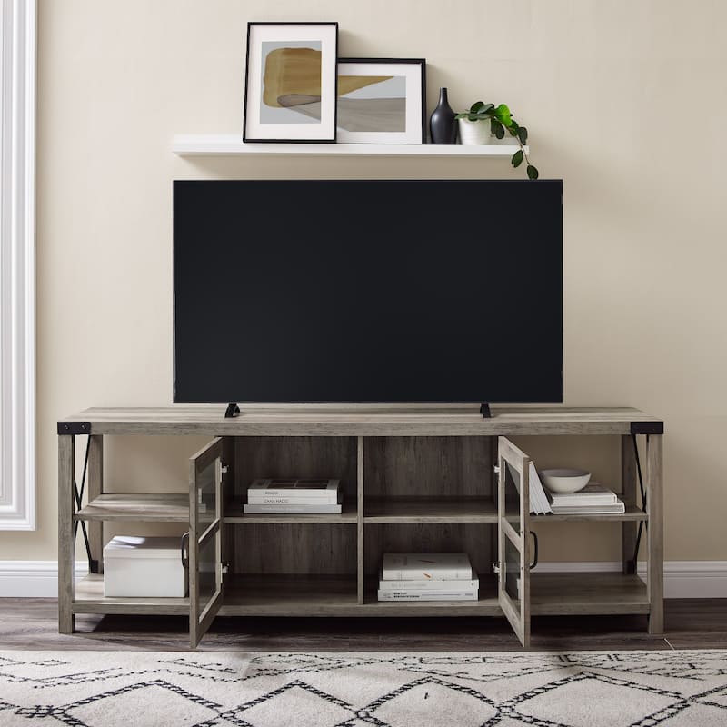 Middlebrook 70-inch Metal X-Accent TV Console