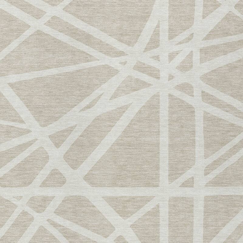 HomeRoots Geometric Transitional Rectangle Outdoor Rug