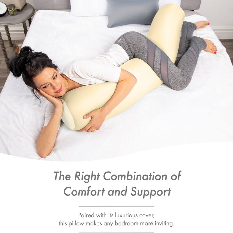 Cover Only - Body Pillowcase - Spandex/Nylon Blend for Silky Touch