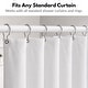 preview thumbnail 19 of 19, Wall Mounted Corner Shower Curtain Rod 35.4 - 35.4 Inches