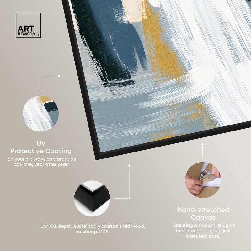 Moss Layers III Canvas by Art Remedy