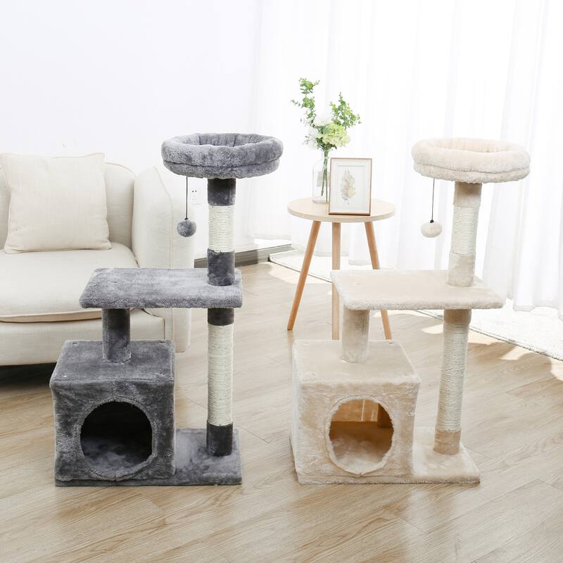 Pet Cat Tree Condo House Scratcher Scratching Post Climbing Tree Toys