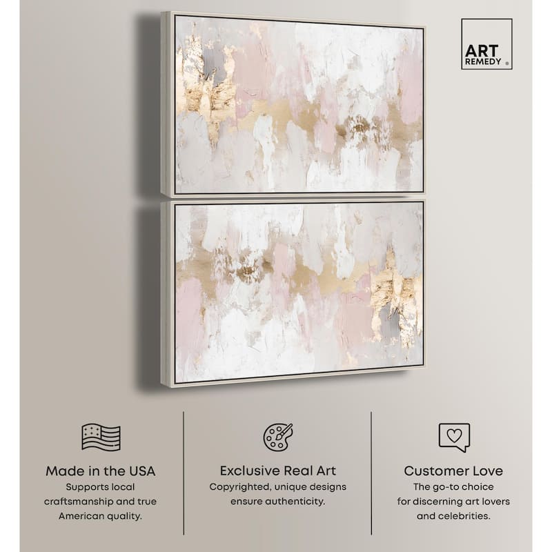 Gold Dust II Canvas by Art Remedy