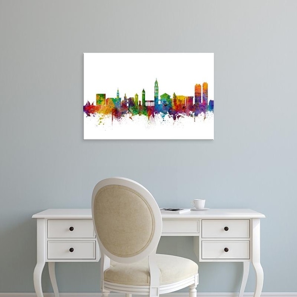 Easy Art Prints Michael Tompsett's 'Split Croatia Skyline' Premium Canvas Art