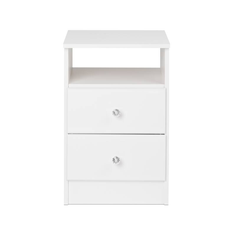 Prepac Astrid 2-Drawer Nightstand