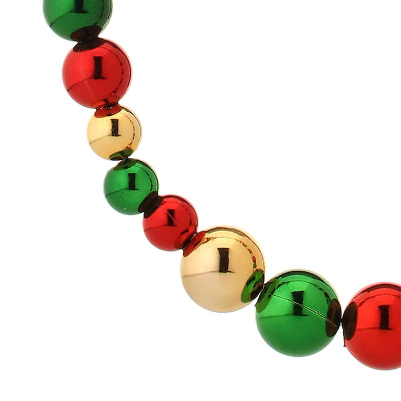 Shiny Mix Ball Garland 6'