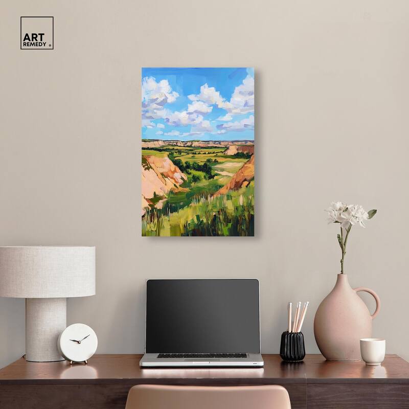 Rolling Hills and Sky I Canvas by Art Remedy, Gallery Wrapped