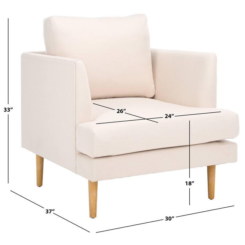 SAFAVIEH Home Hampshire Accent Chair - 30"Wx37"Dx33"H