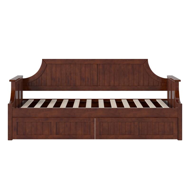 Cambridge Twin Wood Daybed with Set of 2 Drawers