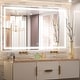 preview thumbnail 36 of 40, UL Certified Full Size Front & Back LED Lighted Anti-fog Tempered Glass Wall Bathroom Vanity Mirror, 3-Year Warranty 60" x 36"