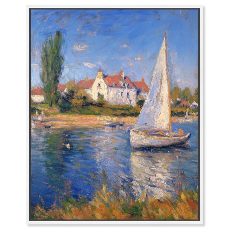 Bayside Calm I Canvas by Art Remedy - 16" x 20" - White