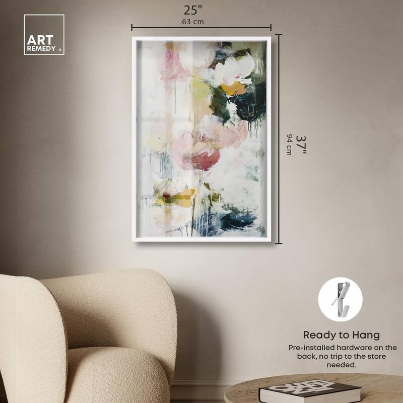 Dripping Colors IV Shadowbox by Art Remedy