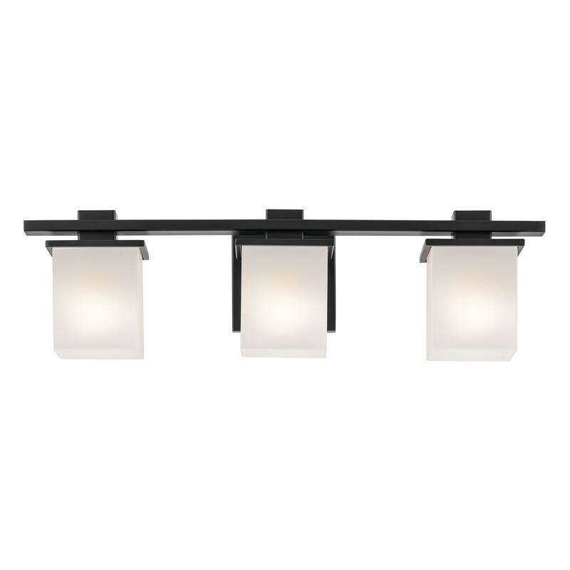 Kichler Lighting Tully 24 in. 3-Light Black Vanity Light - 24 in