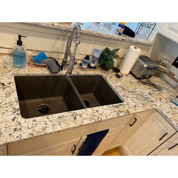 Blanco Precis 441129 Cafe Brown Granite 1-3/4 Bowl Undermount ...