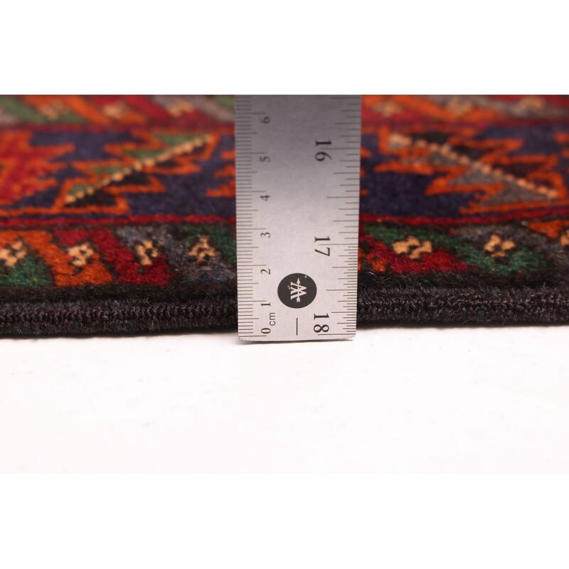 ECARPETGALLERY Hand-knotted Teimani Rust Wool Rug - 3'8 x 6'7