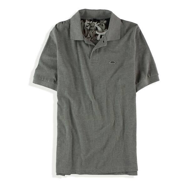 Shop Ecko Unltd Mens Wall Burner Rhino Patch Rugby Polo Shirt