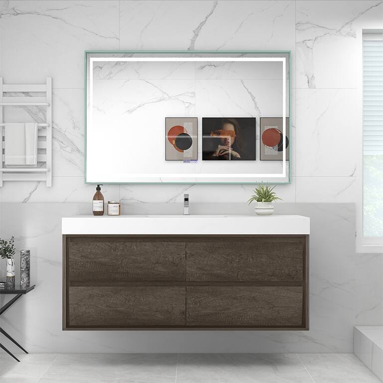 Morava 60" Floating Vanity with Single Sink - 60