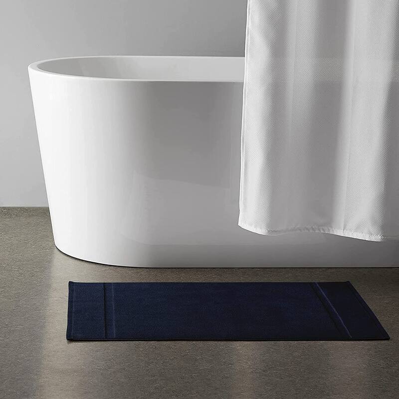GOTS Certified Organic Cotton Feather Touch Quick Dry 900 GSM Bath Mat, 20"X33"